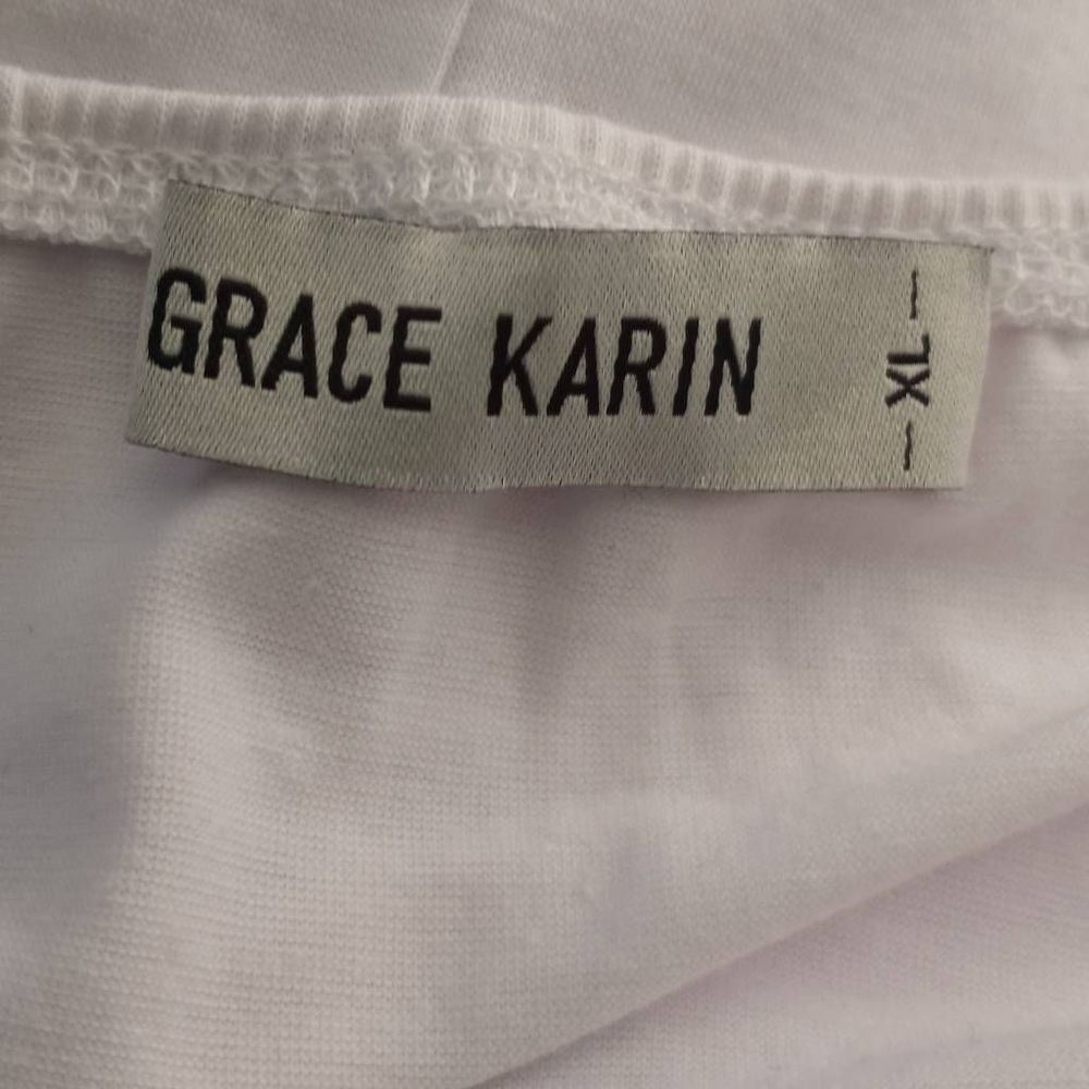 GRACE KARIN WHITE STRAPLESS MAXI DRESS SZ.XL EUC - Picture 2 of 9